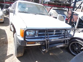 1989 TOYOTA 4RUNNER SR5 WHITE 3.0 MT 4WD Z19773